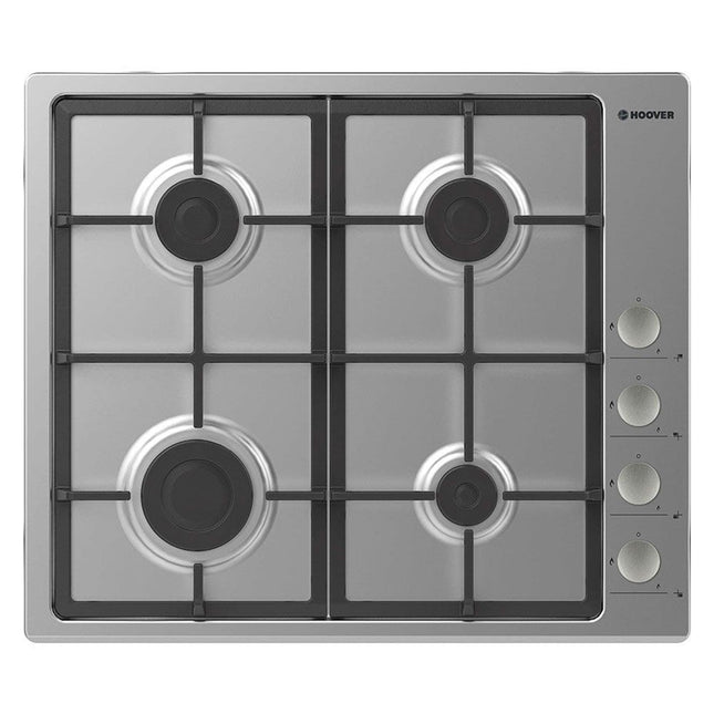 بوتاجاز مسطح بلت إن هوفر 4 شعلة غاز 60 × 60 سم HHG6LSX-EGY - ستانلس