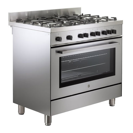 بوتاجاز لاجيرمانيا 5 شعلة غاز 90 × 60 سم HGG95LPGEEGY2 - ستانلس