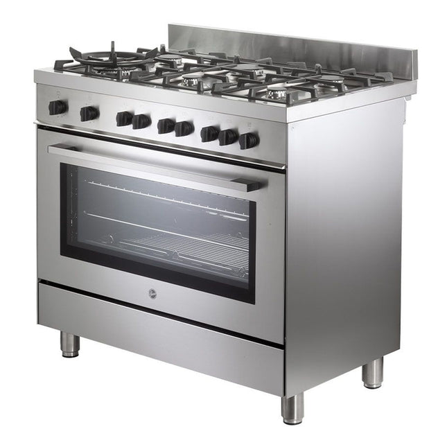 بوتاجاز لاجيرمانيا 6 شعلة غاز 90 × 60 سم HGG96LPGEEGY2 - ستانلس