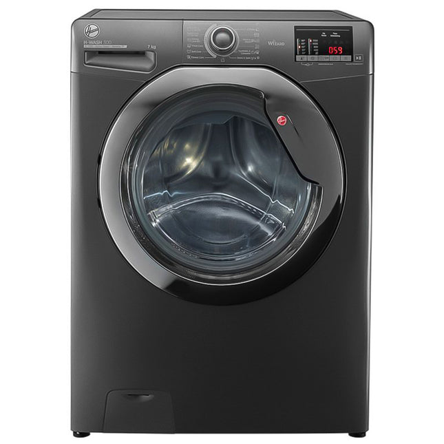 غسالة ملابس هوفر فول أوتوماتيك 7 كجم H3WS173DC3R-ELA - فضي