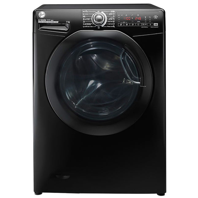 غسالة ملابس هوفر فول أوتوماتيك انفرتر 7 كجم H3WS17TMF3B-ELA - أسود