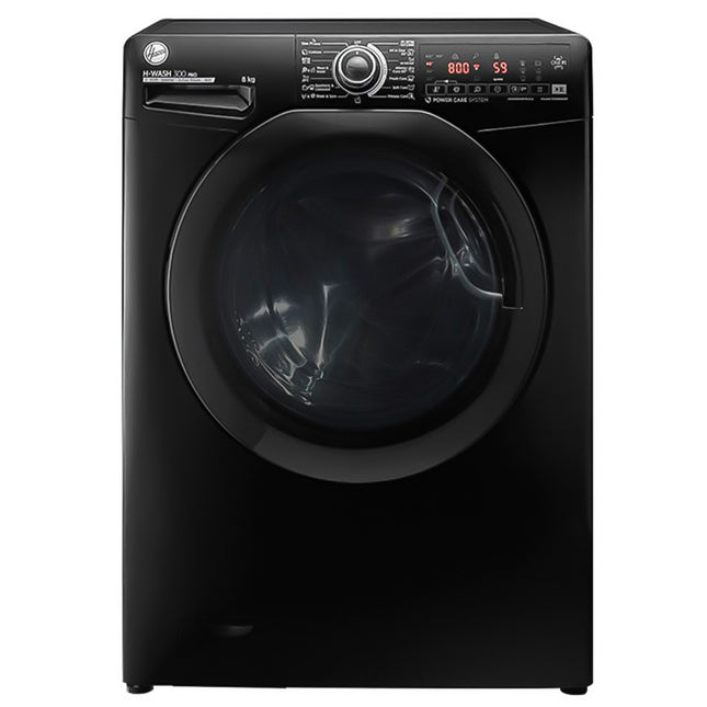 غسالة ملابس هوفر فول أوتوماتيك انفرتر 8 كجم H3WS38TAMF7B-ELA - أسود