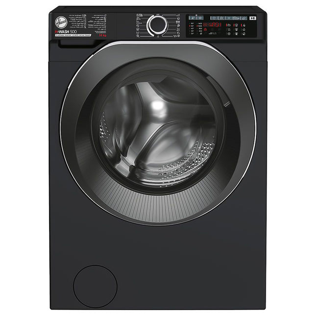 غسالة ملابس هوفر فول أوتوماتيك انفرتر 14 كجم HW414AMBCB-EGY - أسود
