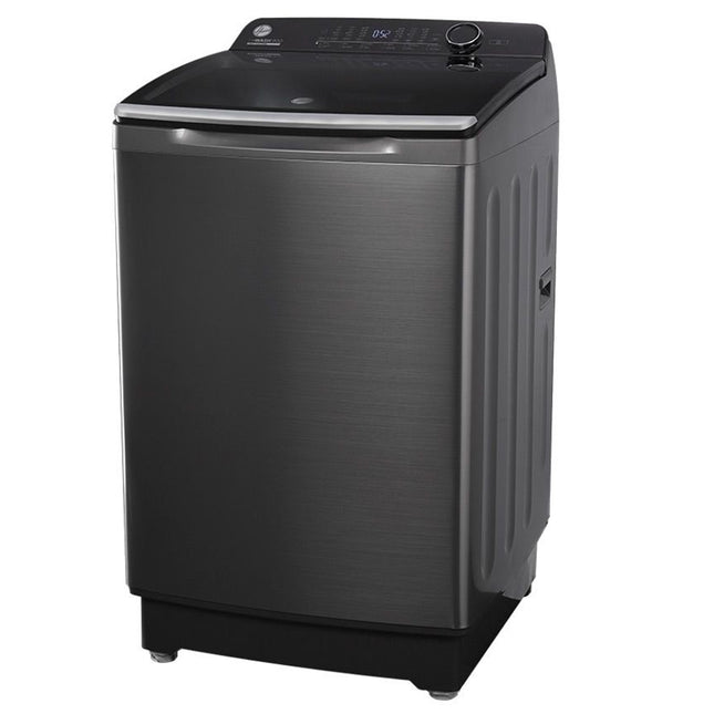 غسالة ملابس هوفر فوق أوتوماتيك تحميل علوي بطلمبة 12 كجم HWH-TLN12DSL - فضي