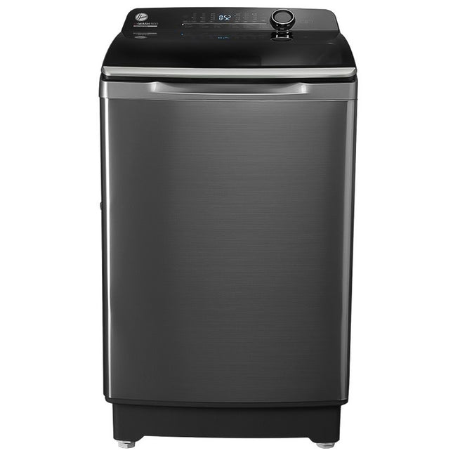 غسالة ملابس هوفر فوق أوتوماتيك تحميل علوي بطلمبة 12 كجم HWH-TLN12DSL - فضي