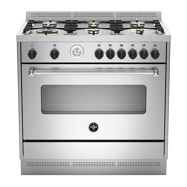 بوتاجاز لاجيرمانيا 6 شعلة غاز 90 × 60 سم AMS96C81AX/20 - ستانلس