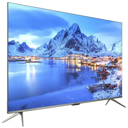 تليفزيون شارب سمارت بدون فريم مع ريسيفر داخلي 50 بوصة اندرويد 4T-C50DL6EX 4K LED