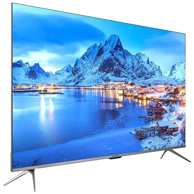 تليفزيون شارب سمارت بدون فريم مع ريسيفر داخلي 65 بوصة اندرويد 4T-C65DL6EX 4K LED