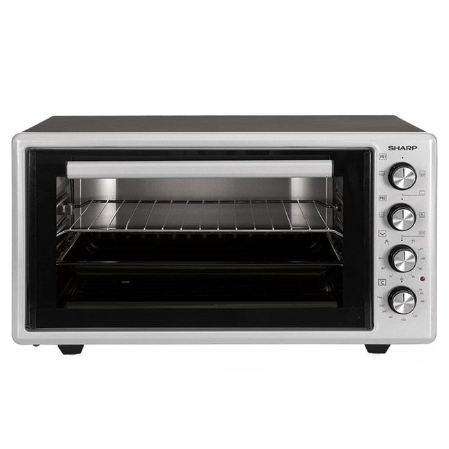 فرن كهربائي شارب بشواية و مروحة 45 لتر 1400 وات EO-S45-ES2 - اسود x فضي