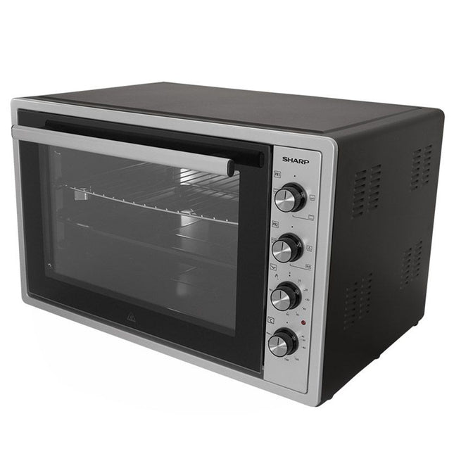 فرن كهربائي شارب بشواية و مروحة 70 لتر 1800 وات EO-S70-ES2 - اسود x فضي