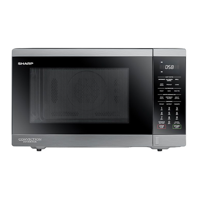 ميكروويف شارب مع شواية انفرتر كونفكشن 11 قوائم 32 لتر 1100 وات R-32CNI-BS2 - اسود