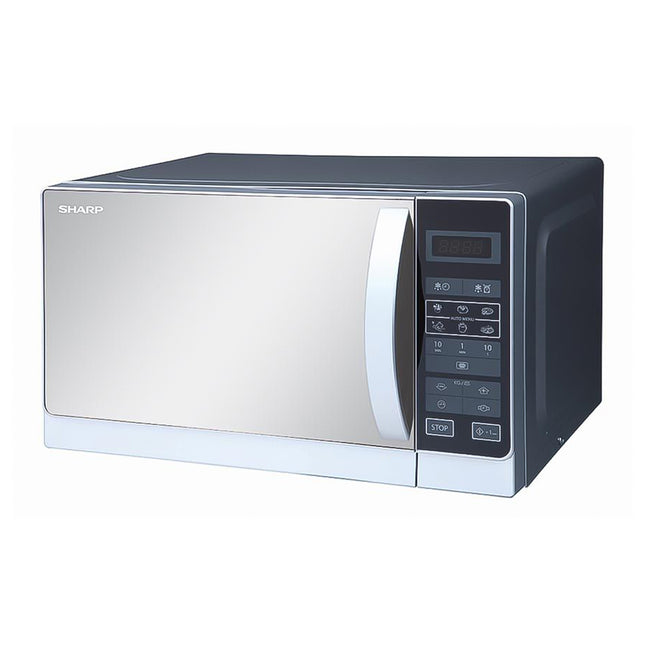 ميكروويف شارب سولو 6 قوائم 20 لتر 800 وات R-20MR(S)) - فضي