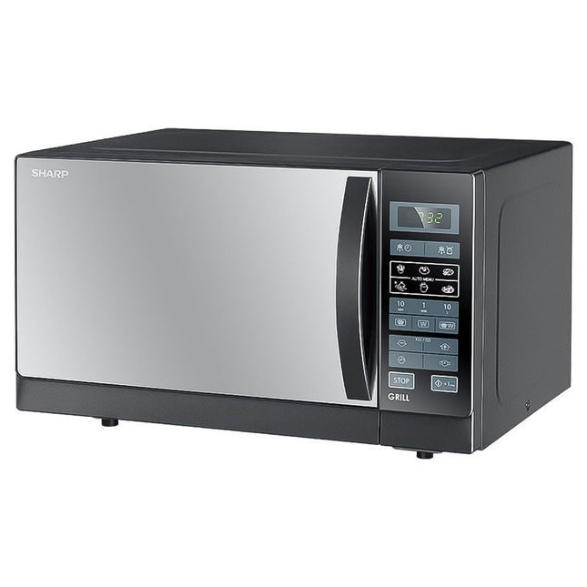 ميكروويف شارب مع شواية 6 قوائم 25 لتر 900 وات R-750MR(K) - أسود