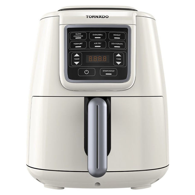 قلاية هوائية تورنيدو شاشة ليد 4 لتر 1550 وات THF-1554D-XL-CS - كريمي × فضي