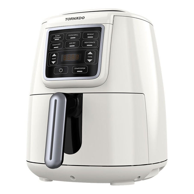 قلاية هوائية تورنيدو شاشة ليد 4 لتر 1550 وات THF-1554D-XL-CS - كريمي × فضي