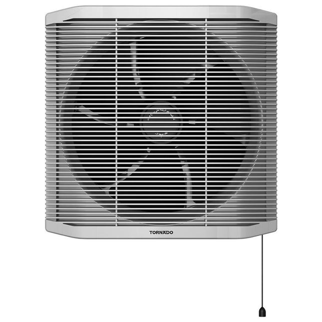 شفاط حمام تورنيدو مع شبكة للحماية والخصوصية 30 سم (35 سم × 35 سم) TVS-30BG - اسود x رمادي