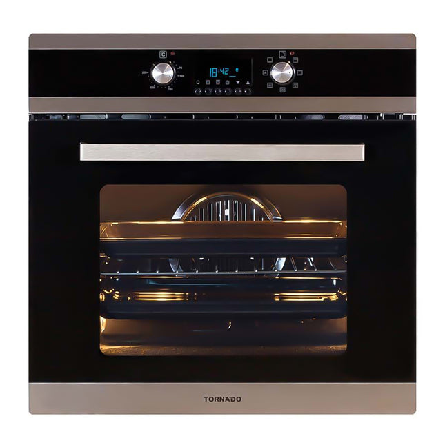 فرن بلت إن كهرباء تورنيدو 64 لتر 60 × 60 سم OV60EDFFS-2 - ستانلس ستيل