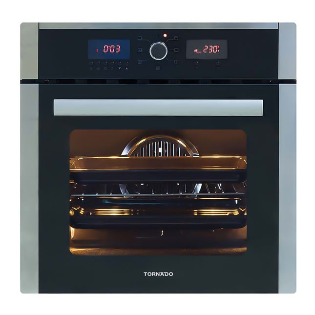 فرن بلت إن كهرباء تورنيدو 64 لتر 60 × 60 سم OV60EDFFS-3 - ستانلس ستيل