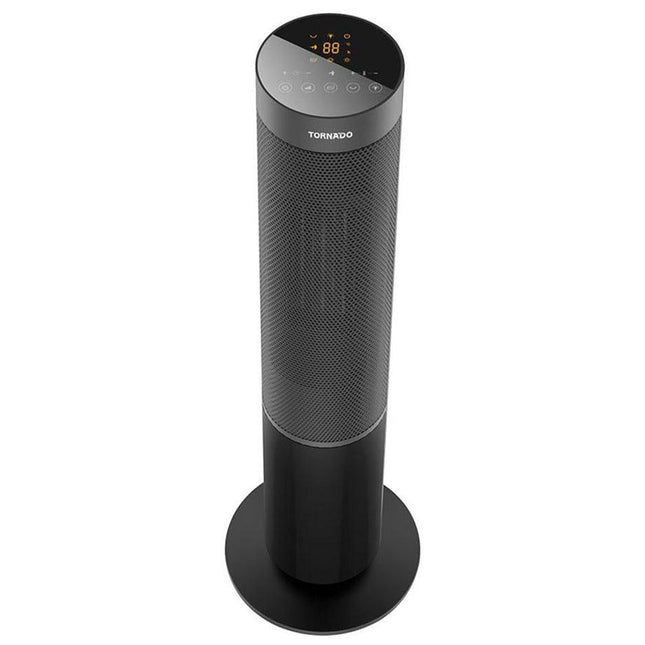 دفاية كهربائية سيراميك تورنيدو مع ريموت 16 متر 2000 وات TPH-2000DF - أسود
