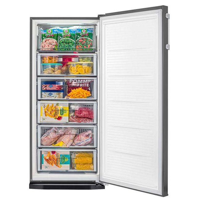 ديب فريزر تورنيدو نوفروست 6 ادراج 223 لتر RH-H22T-DST - ستانلس غامق