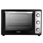 فرن كهربائي تورنيدو بشواية و مروحة 48 لتر 1800 وات TEO-48DGE(K) - اسود