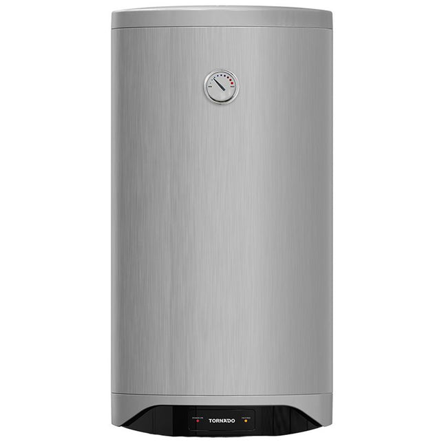 سخان مياه كهرباء تورنيدو إينامل لمبة ليد 80 لتر TEEE-80MS - فضي