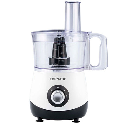 Tornado Food Processor FP-500T 500W 1.2L Bowl 1L Blender - White