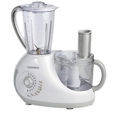 Tornado Food Processor FP-9300G 750W 2L Bowl 1.5L Blender - White
