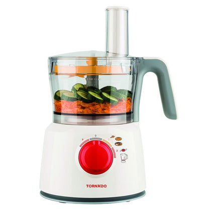 Tornado Food Processor TFP-1000CC 1000W 1.2L Bowl 1L Blender - White