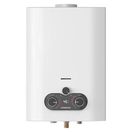 سخان مياه غاز تورنيدو غاز طبيعي 6 لتر GHE-C06CNE-W - ابيض