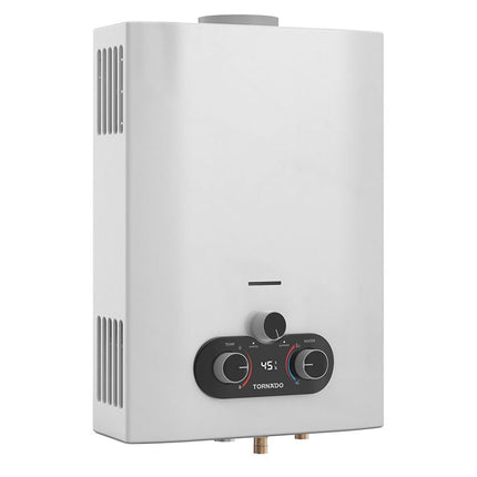 سخان مياه غاز تورنيدو غاز طبيعي 6 لتر GHE-C06CNE-W - ابيض