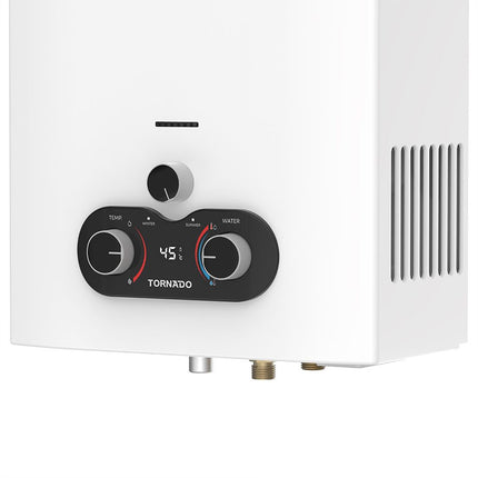 سخان مياه غاز تورنيدو غاز بوتاجاز 6 لتر GHE-C06CTE-W - ابيض