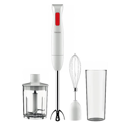 Tornado Hand Blender HB-250T With Chopper & Whisk 250W - White