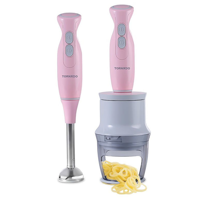 خلاط يدوي تورنيدو مع كبة 1000 وات THB-1000ER - بينك