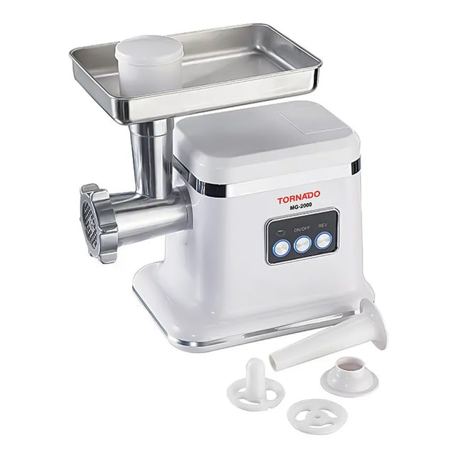 مفرمة لحوم تورنيدو 2000 وات MG-2000 - أبيض