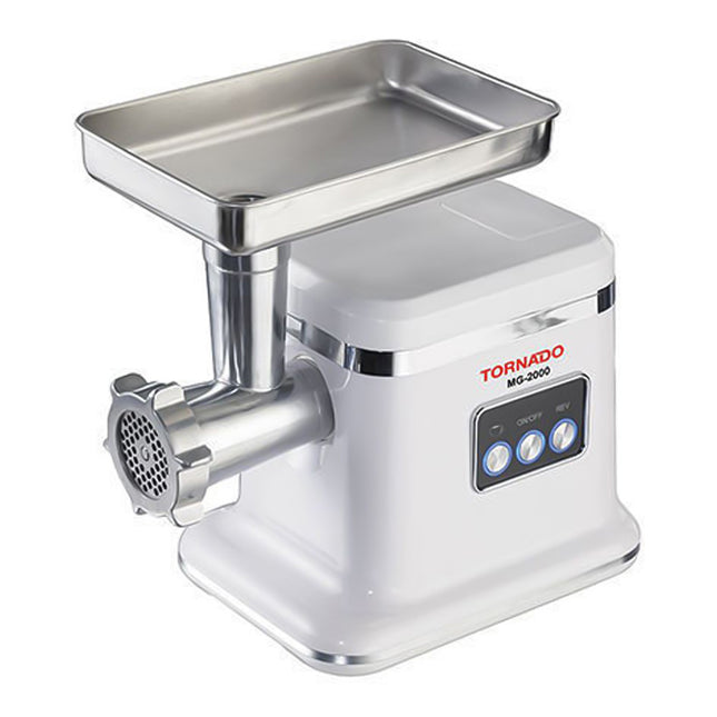 مفرمة لحوم تورنيدو 2000 وات MG-2000 - أبيض