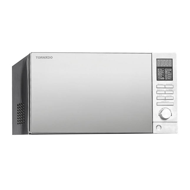 ميكروويف تورنيدو مع شواية 10 قوائم 25 لتر 900 وات MOM-C25BBE-S - فضي