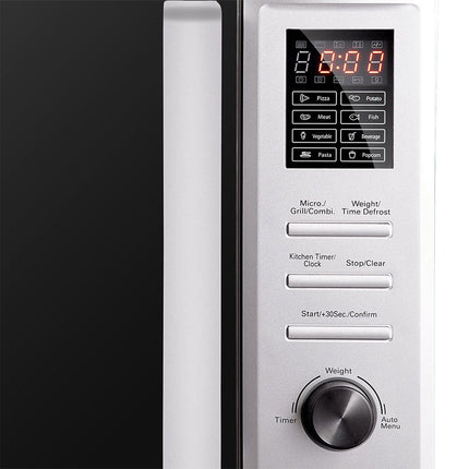 ميكروويف تورنيدو مع شواية 8 قوائم 36 لتر 1000 وات MOM-C36BBE-S - فضي