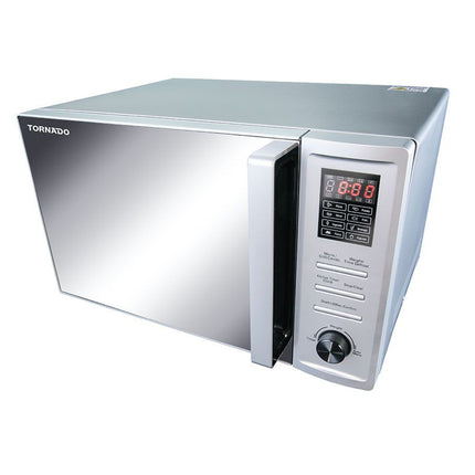 ميكروويف تورنيدو مع شواية 8 قوائم 36 لتر 1000 وات MOM-C36BBE-S - فضي