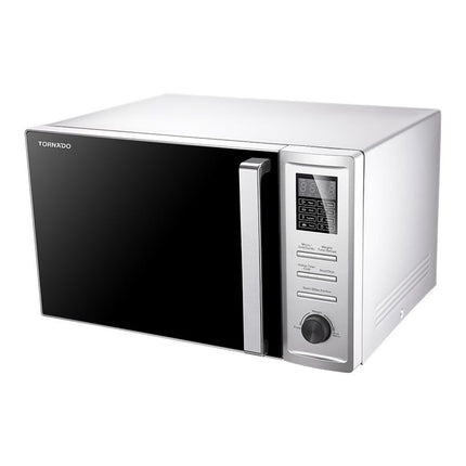 ميكروويف تورنيدو مع شواية 8 قوائم 36 لتر 1000 وات MOM-C36BBE-S - فضي