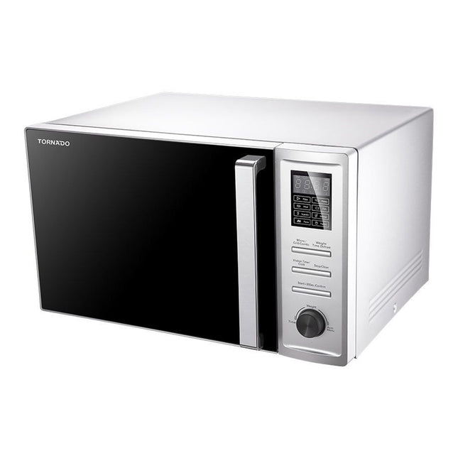 ميكروويف تورنيدو مع شواية 8 قوائم 36 لتر 1000 وات MOM-C36BBE-S - فضي