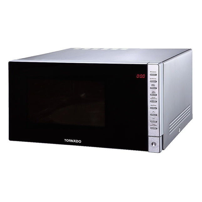 ميكروويف تورنيدو مع شواية 8 قوائم 25 لتر 900 وات TMD-25GE-S - فضي