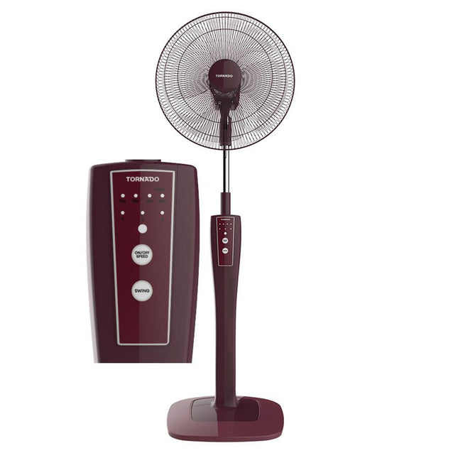 مروحة استاند تورنيدو مع ريموت 16 بوصة 4 ريش TSF-75RED - نبيتي