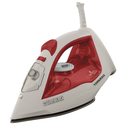 مكواة بخار تيفلون تورنيدو 1800 وات TST-1800 - أحمر/لبني/موف 