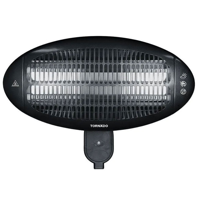 دفاية هالوجين حائط تورنيدو 2000 وات THH-2000W - اسود