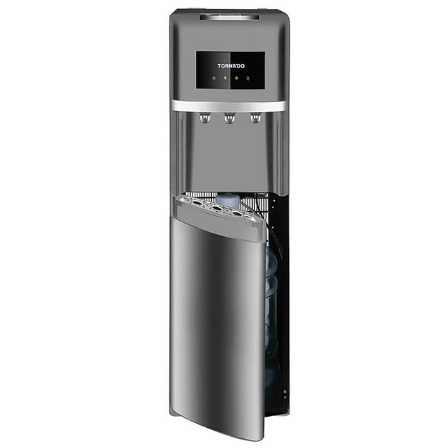 مبرد مياه تورنيدو قارورة داخلية 3 حنفية مياه WDM-H40ADE-S - فضي