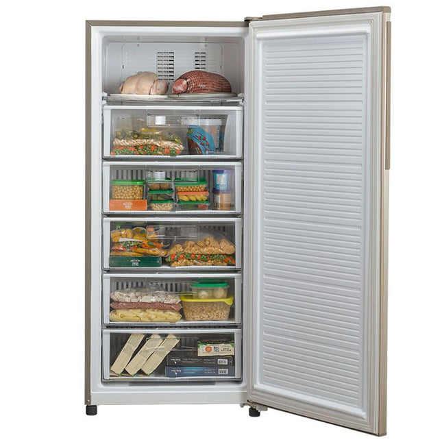 ديب فريزر توشيبا نوفروست 5 ادراج 223 لتر GF-22H-G - جولد