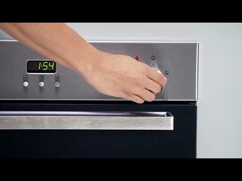 فرن بلت إن غاز هوفر 66 لتر 60 × 60 سم HGEGF2DD - ستانلس ستيل × اسود